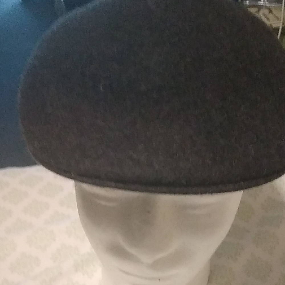 Men's Classic Gray Flat Cap 100% Wool